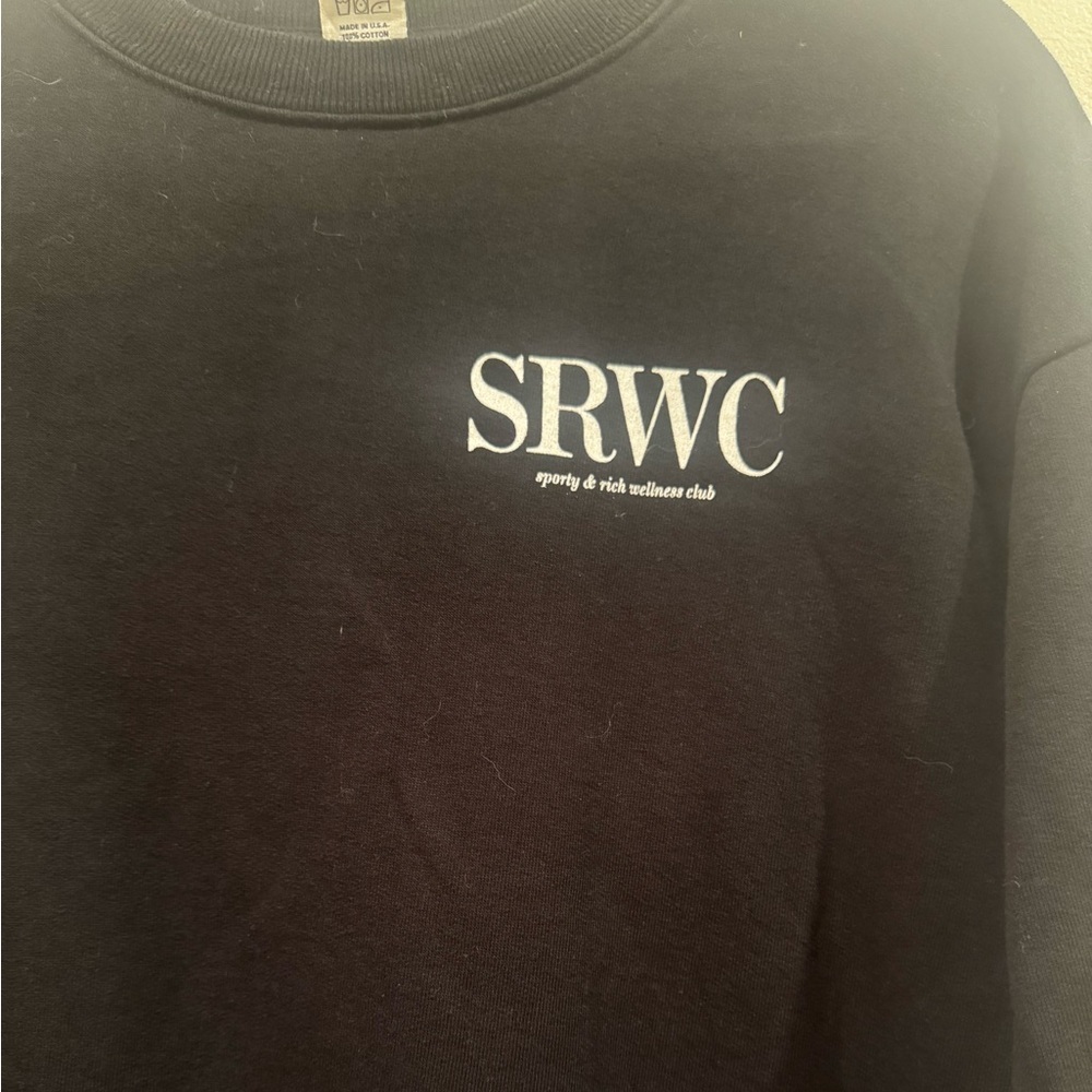 Sporty & Rich black crewneck (sold out online) - Picture 8 of 10